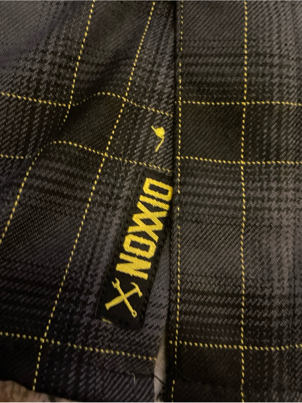 Dixxon Mens Flannel The Raven Pearl Snap Long Sleeve Shirt Sz L Black Button Up - Picture 5 of 13